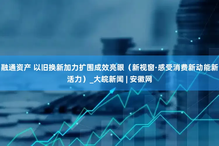 融通资产 以旧换新加力扩围成效亮眼（新视窗·感受消费新动能新活力）_大皖新闻 | 安徽网